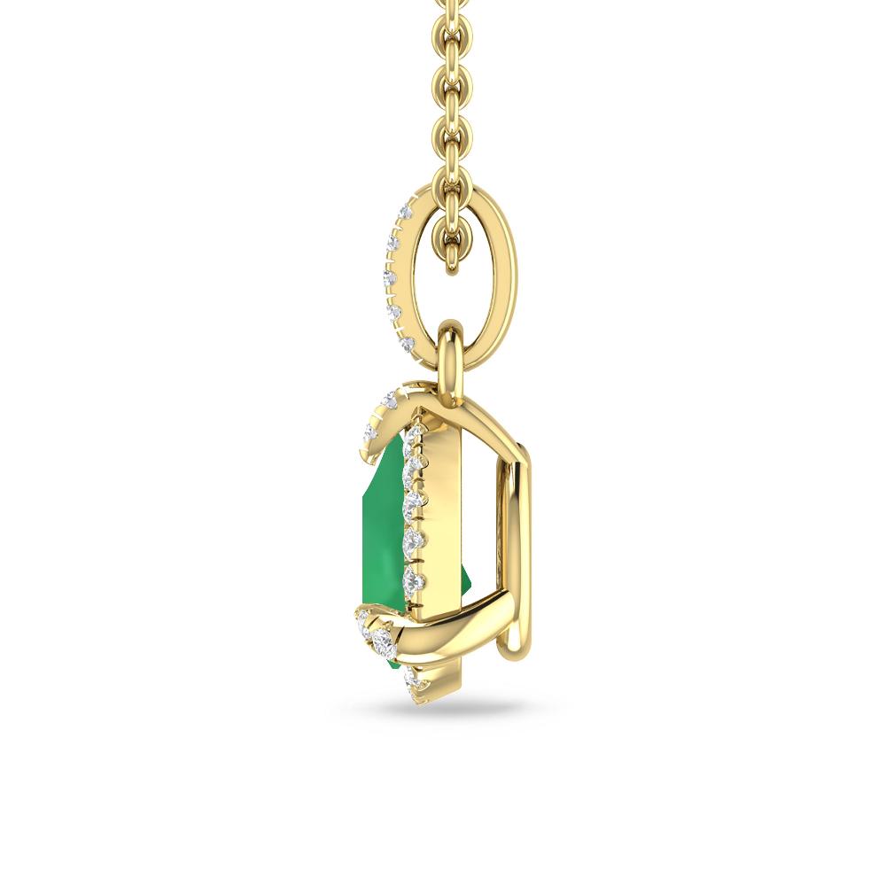 Yellow Gold - Emerald