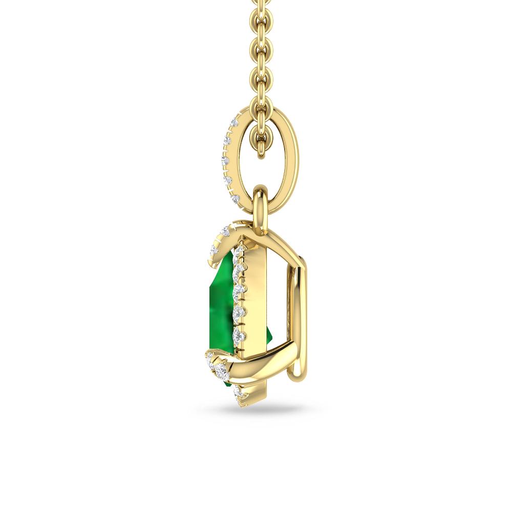 Yellow Gold - Emerald