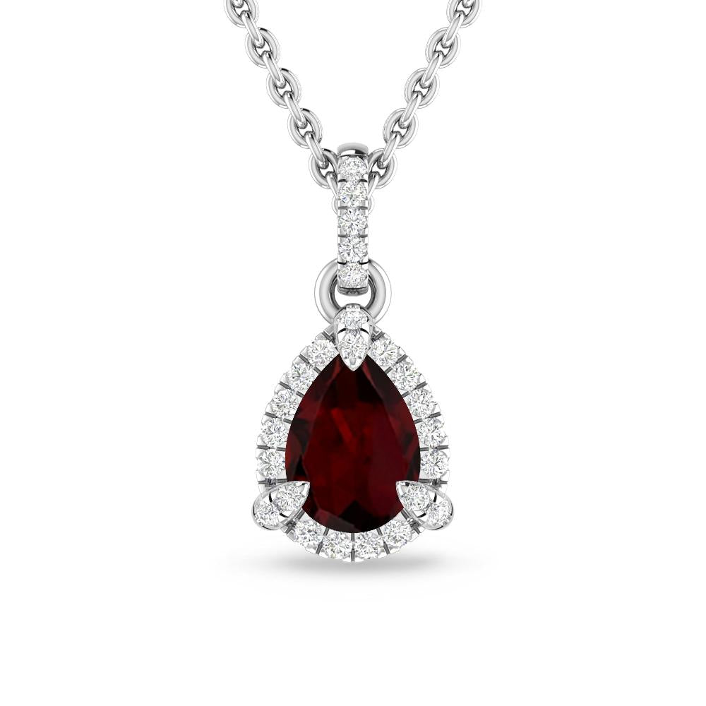 White Gold - Garnet