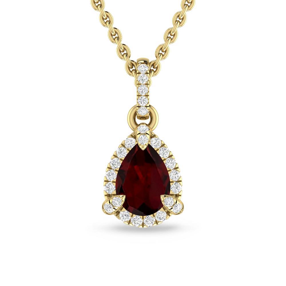 Yellow Gold - Garnet