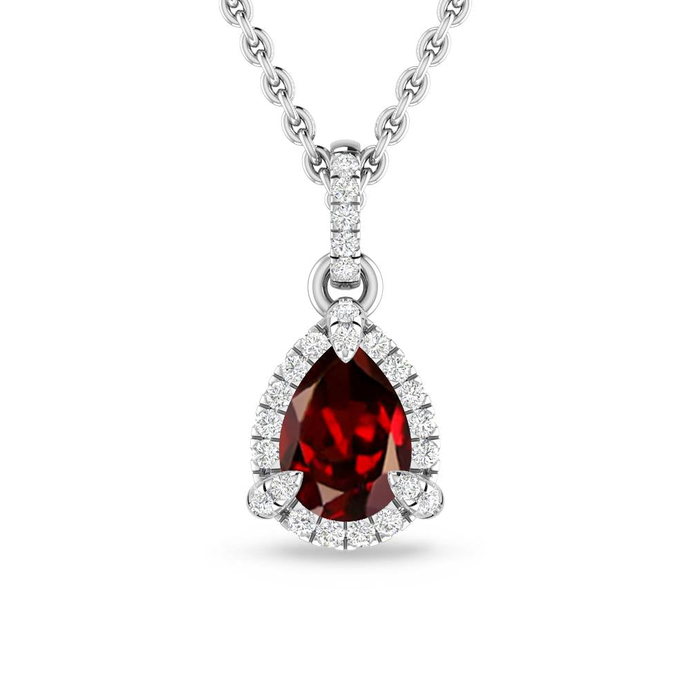 White Gold - Garnet