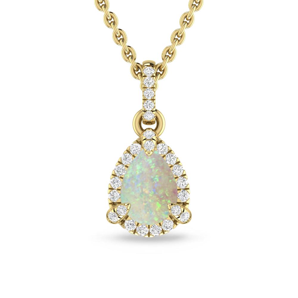 Yellow Gold - Opal