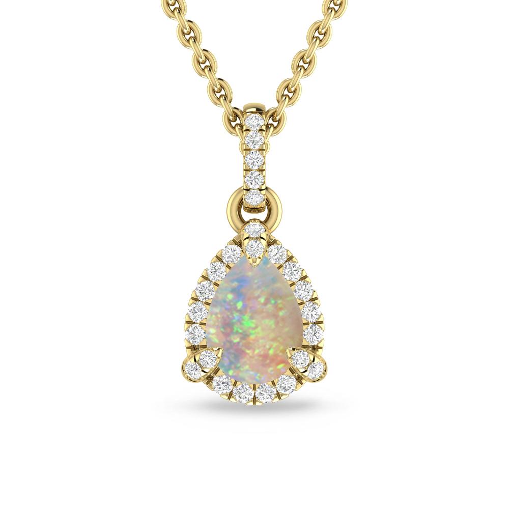 Yellow Gold - Opal