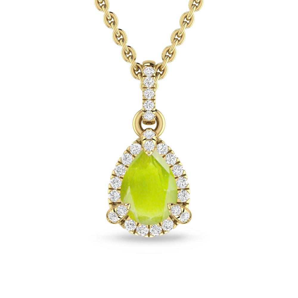 Yellow Gold - Peridot