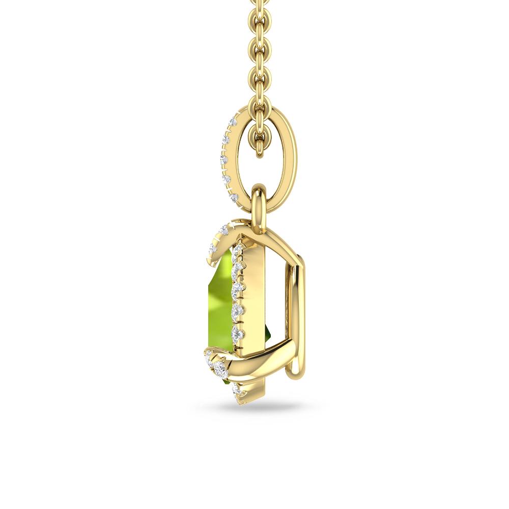 Yellow Gold - Peridot