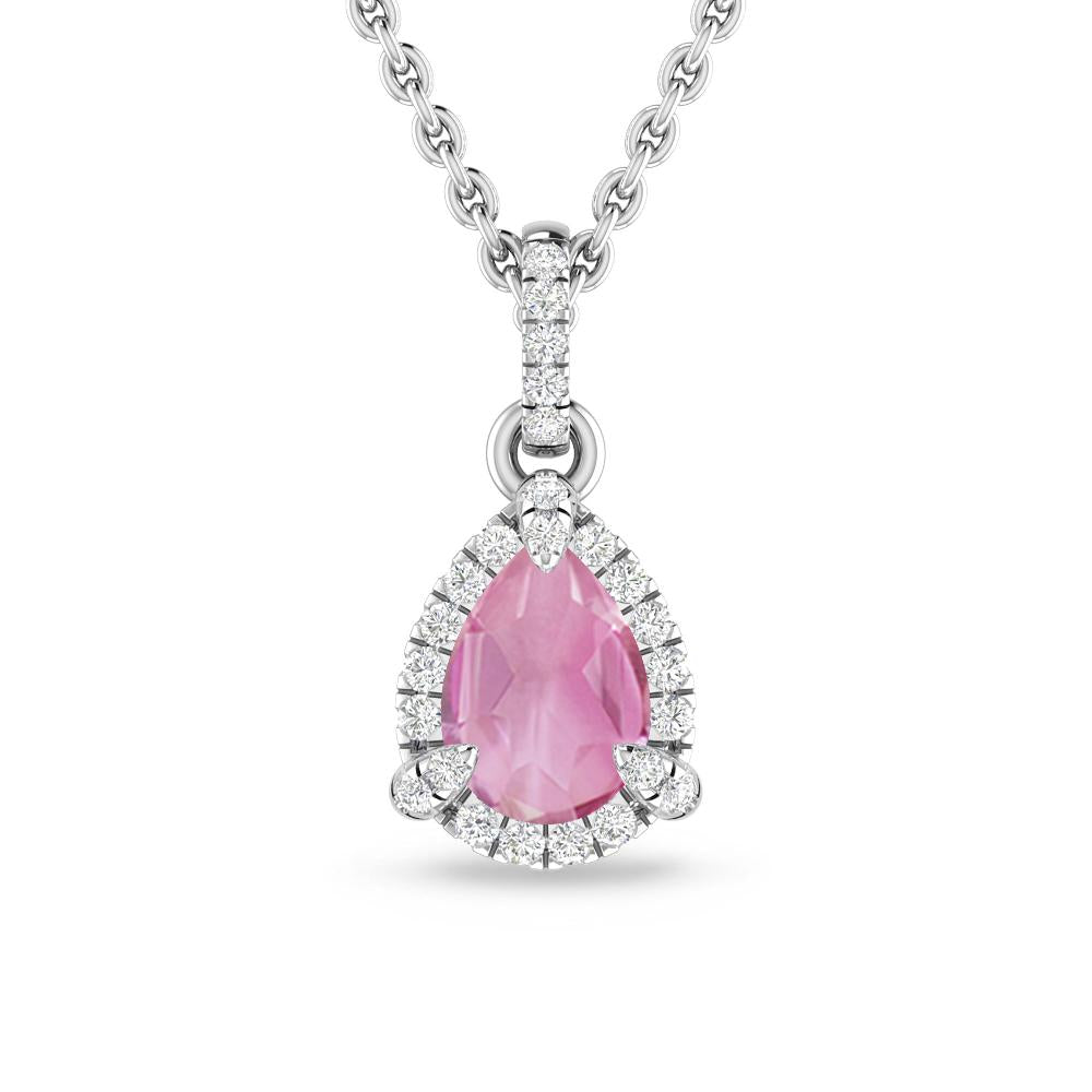 White Gold - Pink Tourmaline