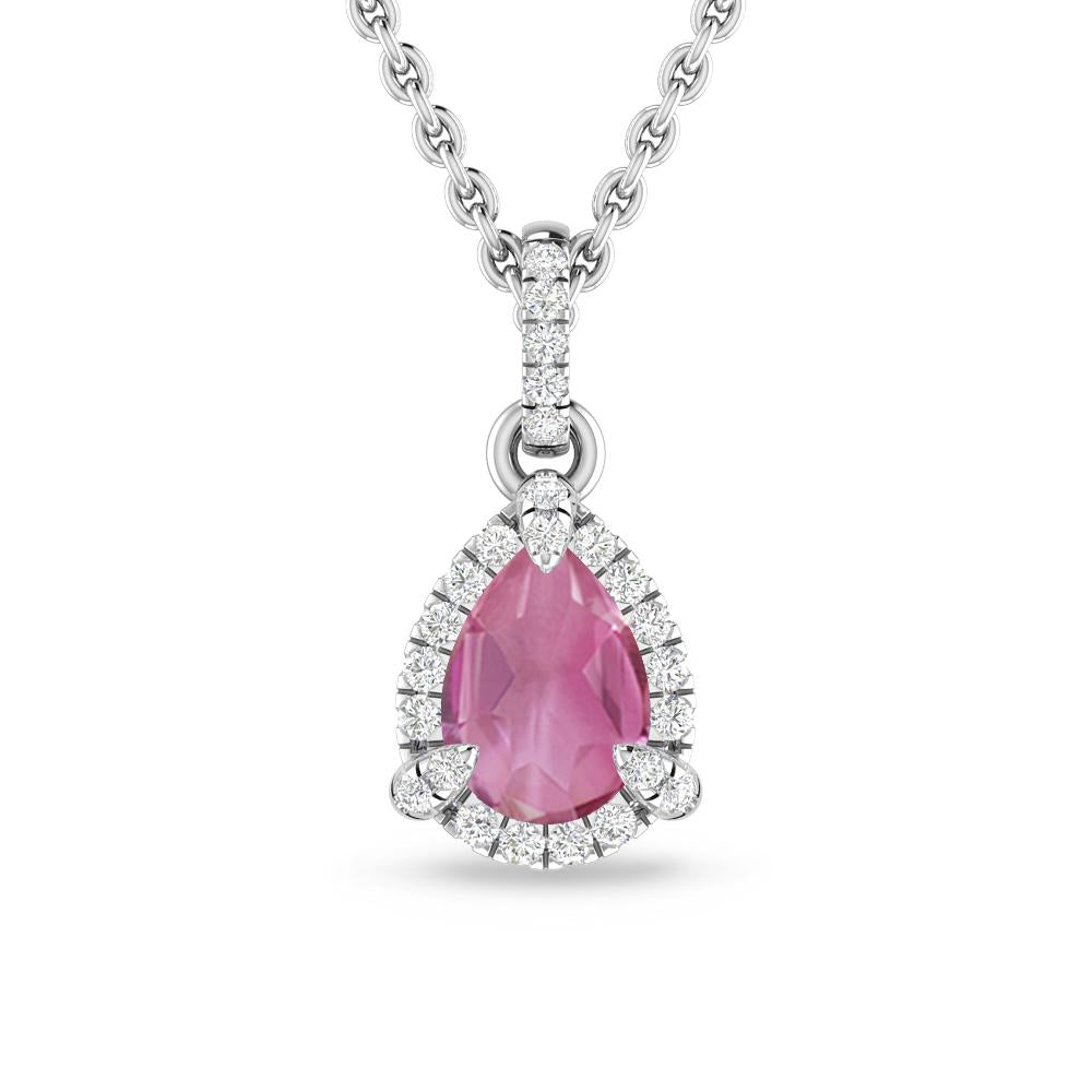 White Gold - Pink Tourmaline