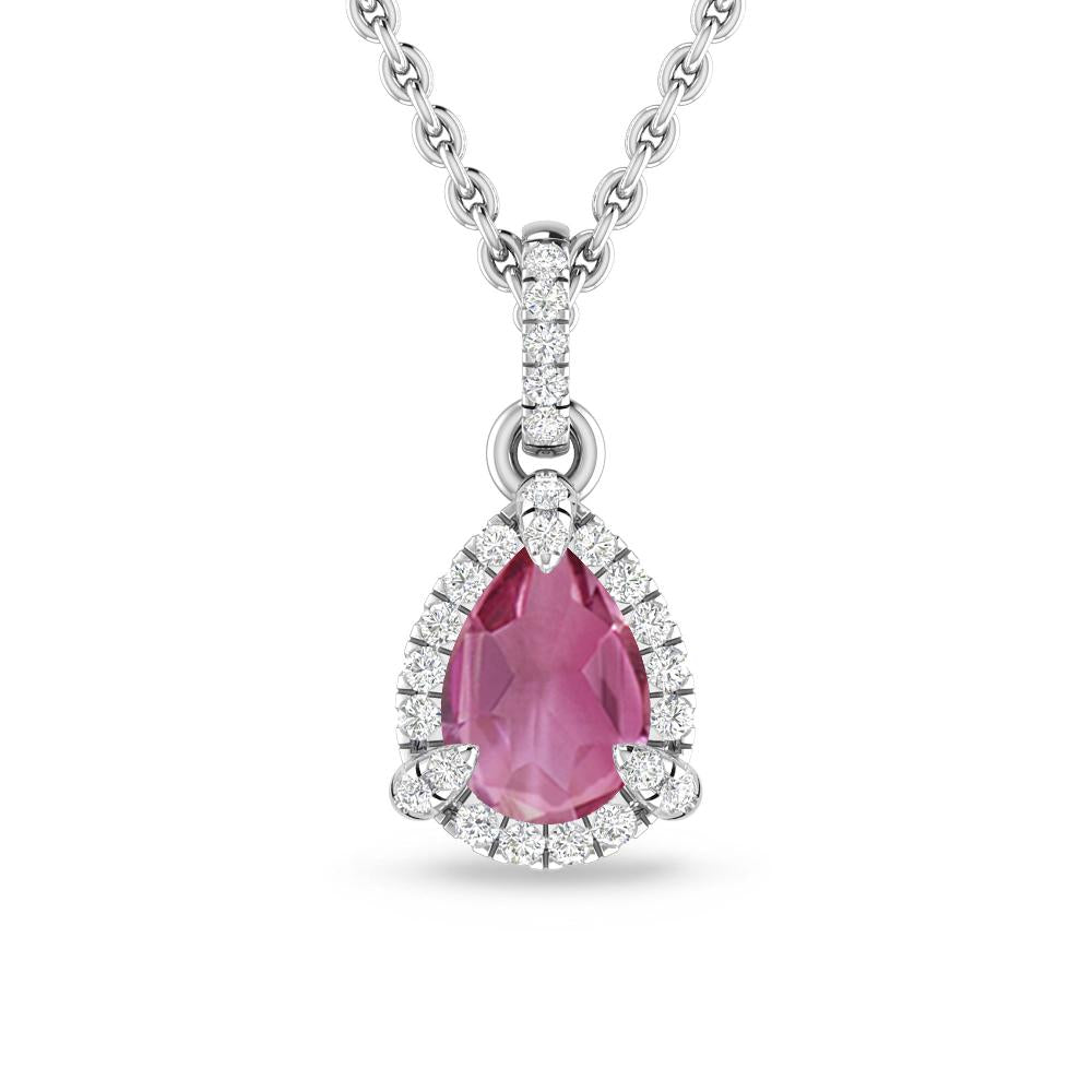 White Gold - Pink Tourmaline