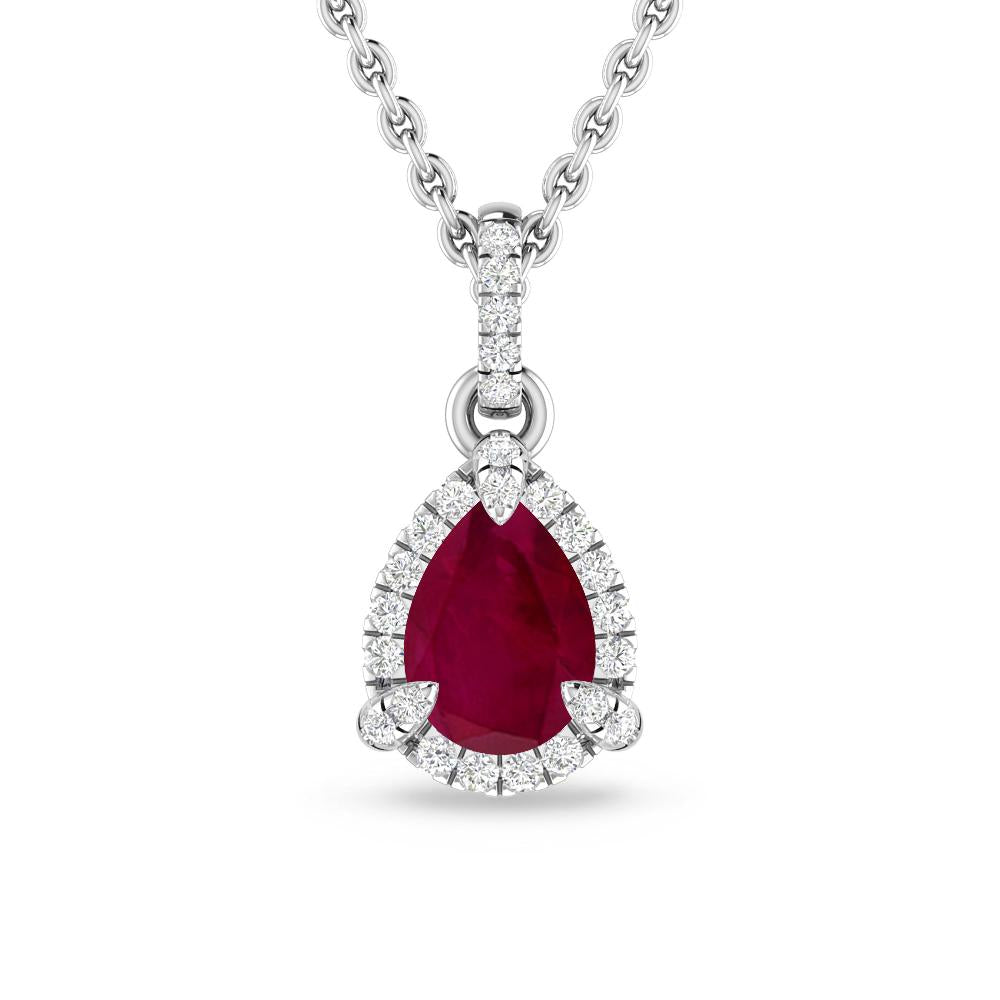 White Gold - Ruby