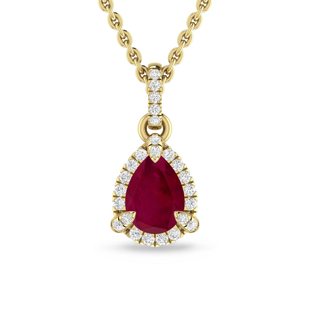 Yellow Gold - Ruby