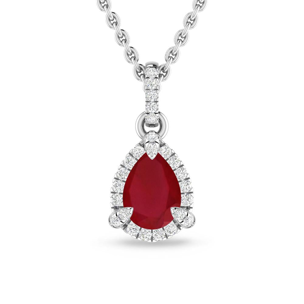 White Gold - Ruby