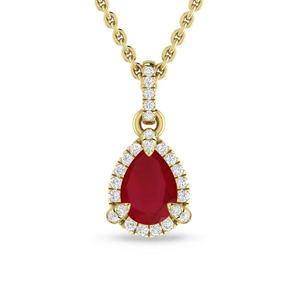 Yellow Gold - Ruby