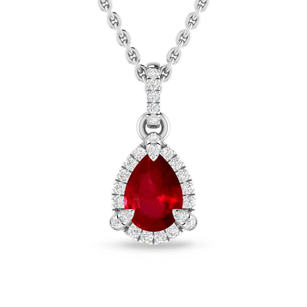 White Gold - Ruby