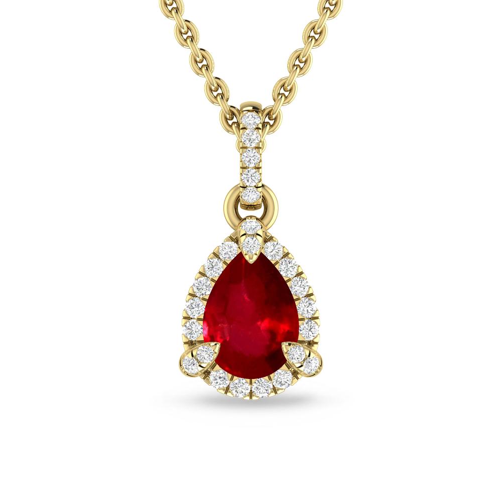 Yellow Gold - Ruby