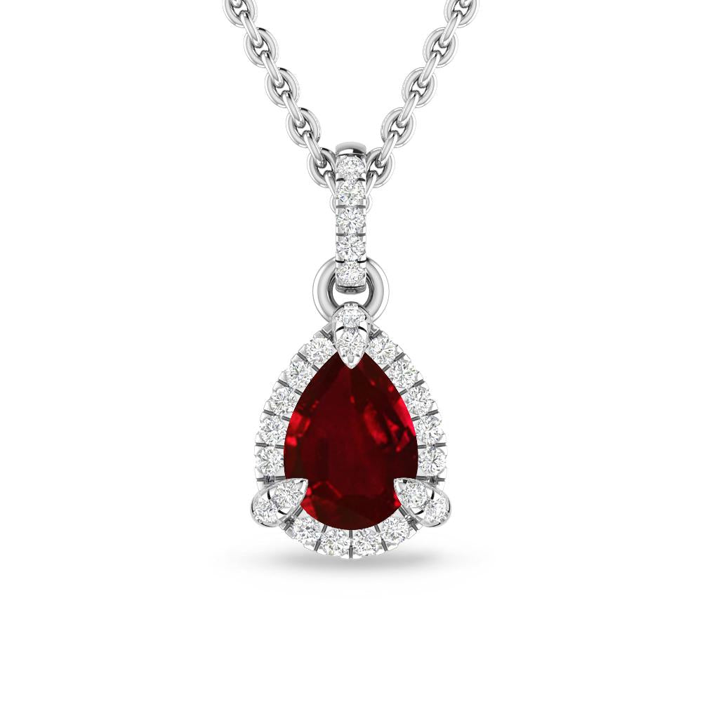 White Gold - Ruby