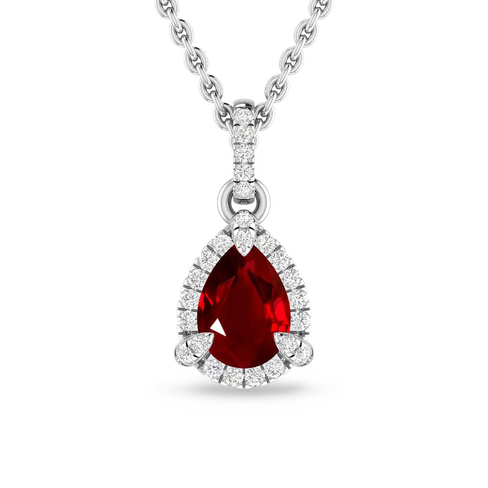 White Gold - Ruby