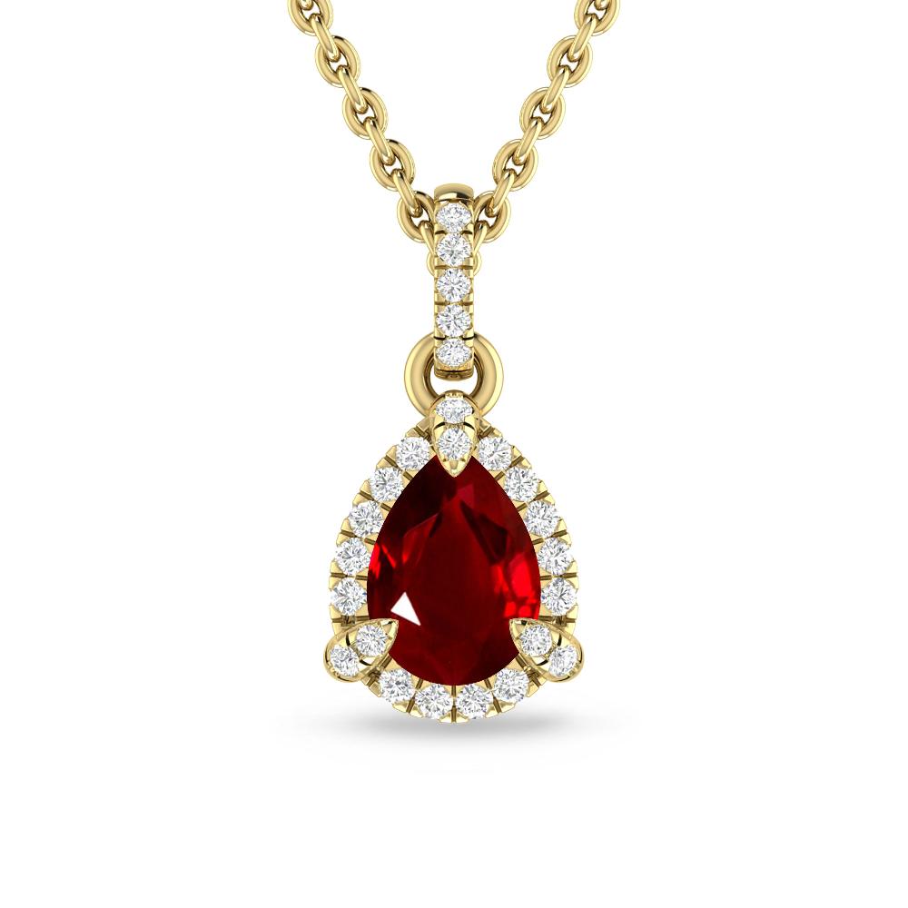 Yellow Gold - Ruby