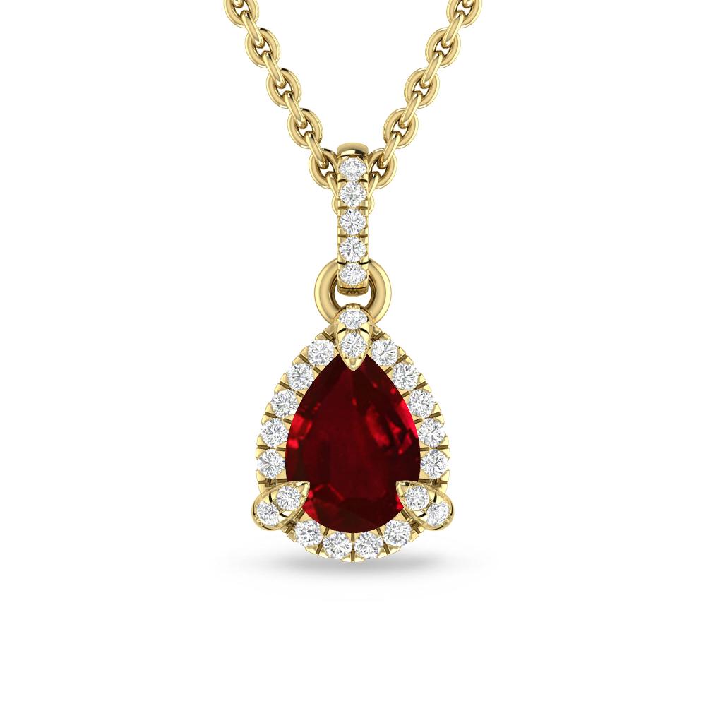 Yellow Gold - Ruby