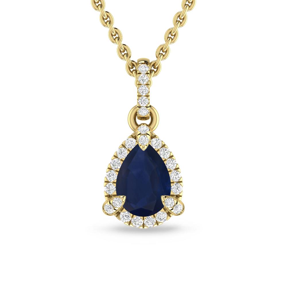 Yellow Gold - Sapphire