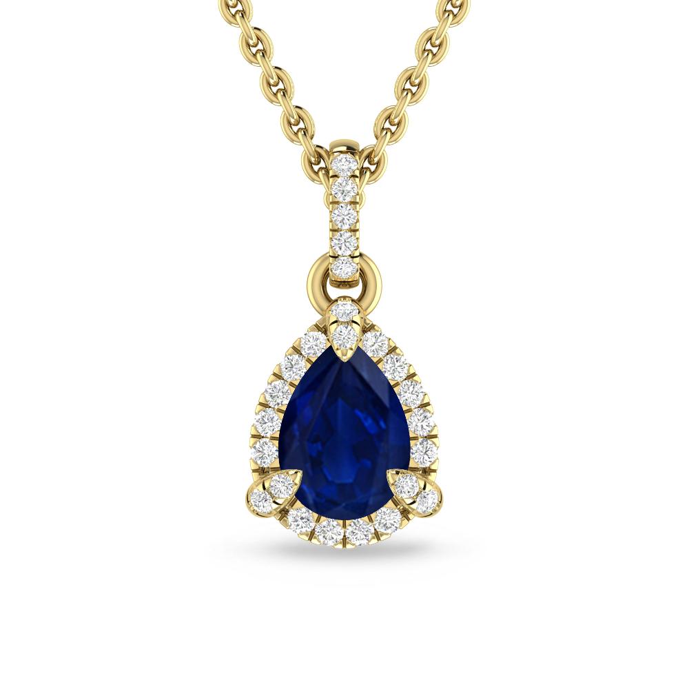 Yellow Gold - Sapphire