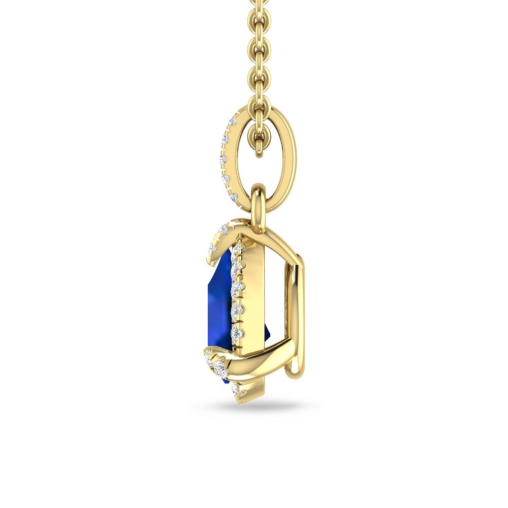 Yellow Gold - Sapphire