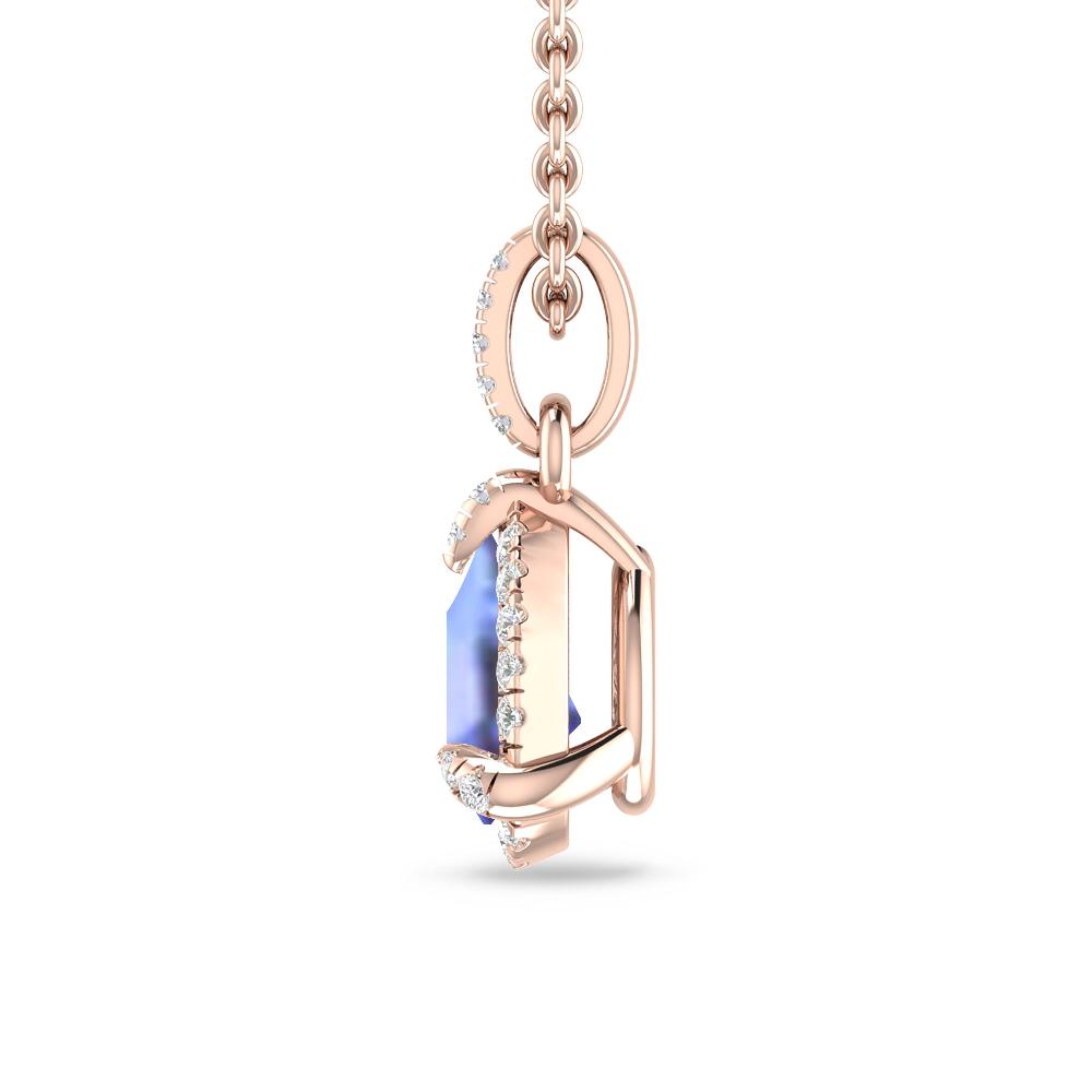 Rose Gold - Tanzanite