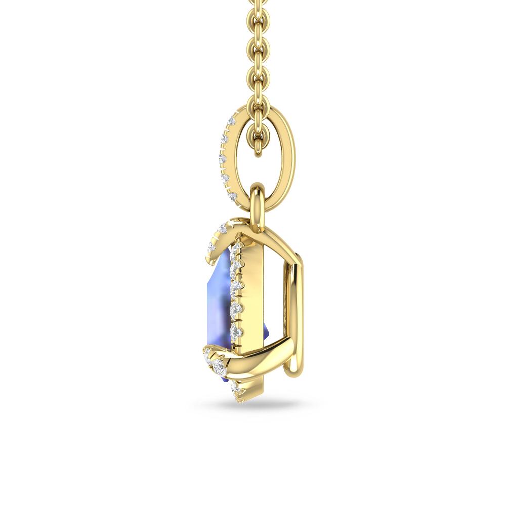 Yellow Gold - Tanzanite