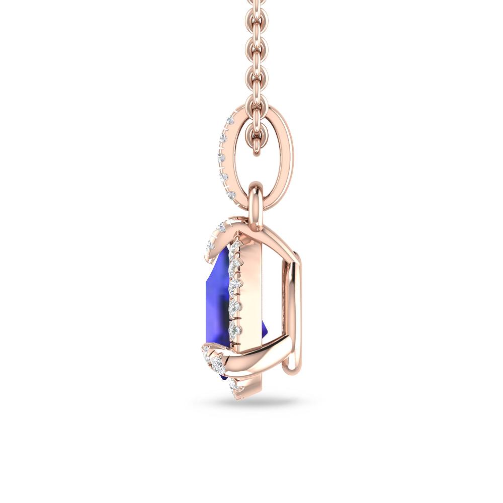 Rose Gold - Tanzanite