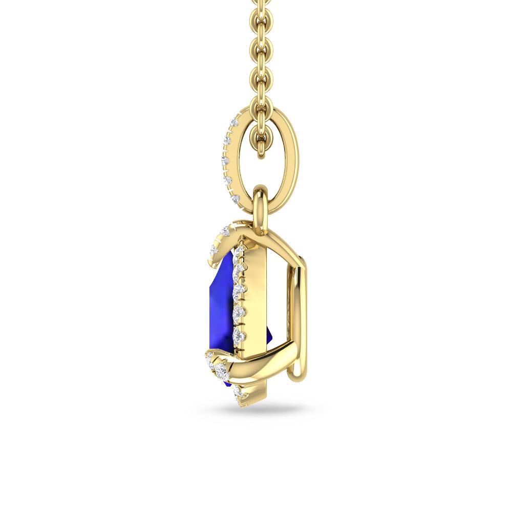 Yellow Gold - Tanzanite