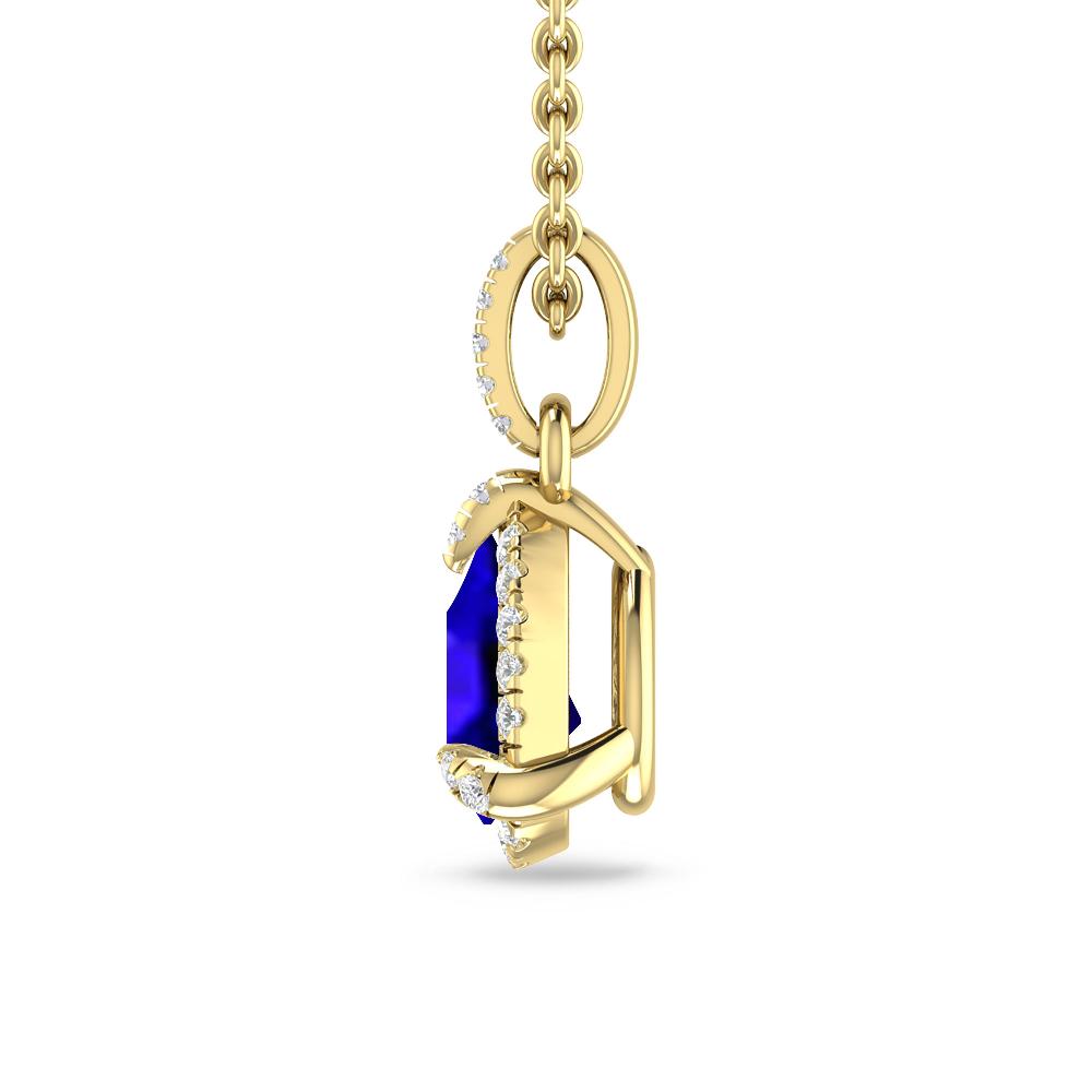 Yellow Gold - Tanzanite