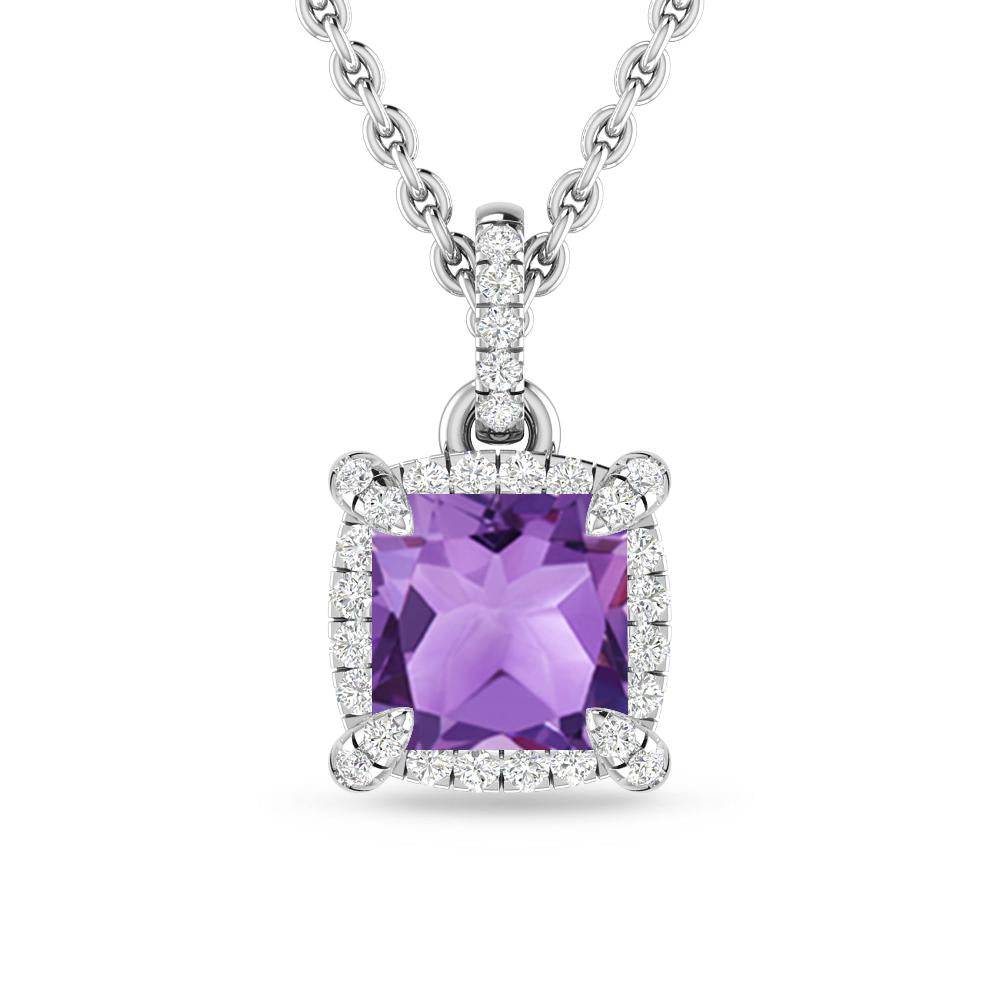 White Gold - Amethyst