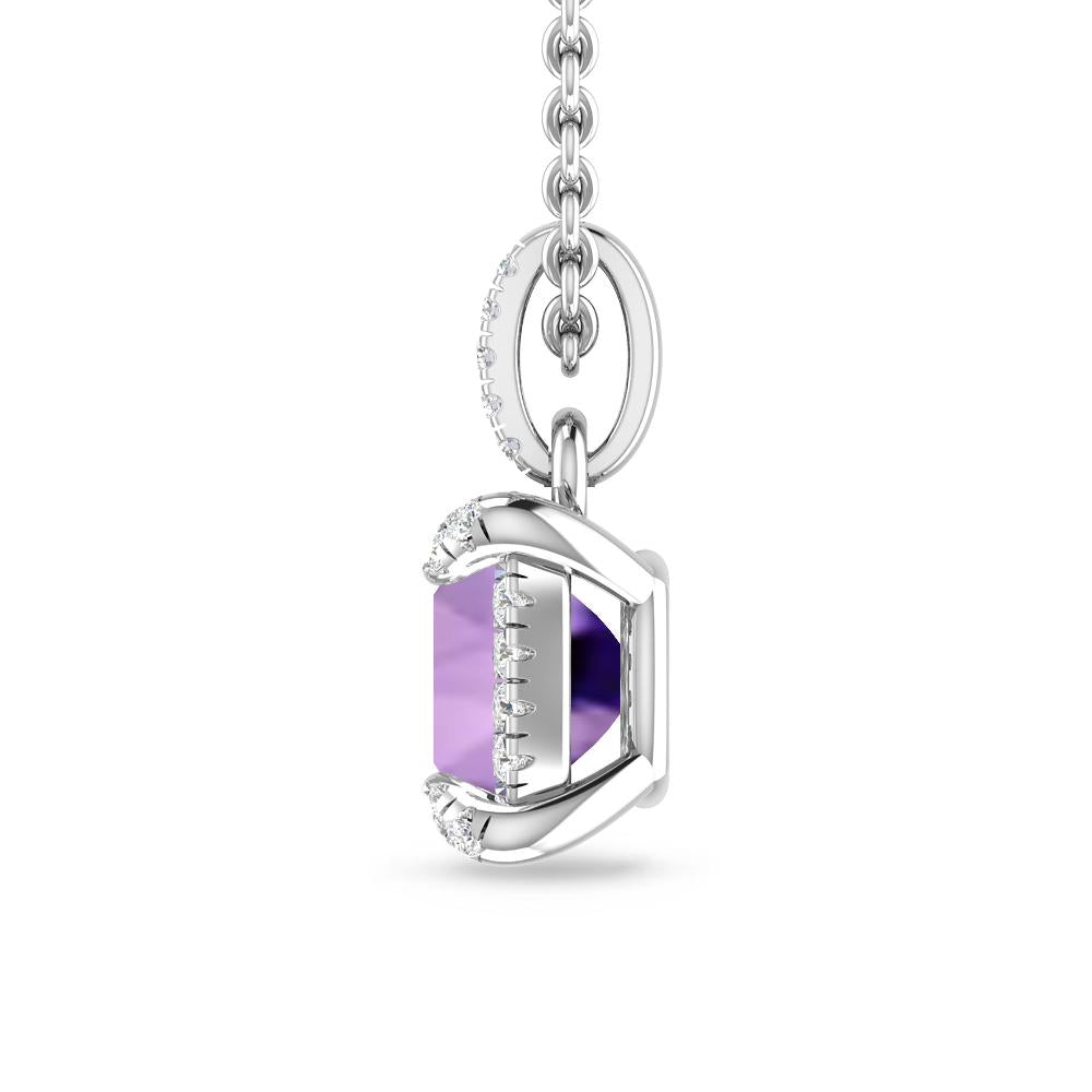 White Gold - Amethyst