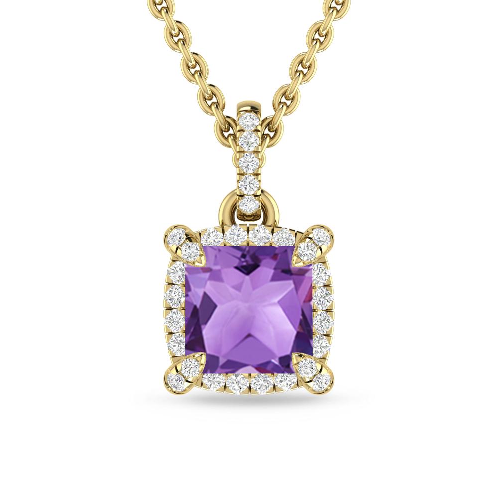 Yellow Gold - Amethyst