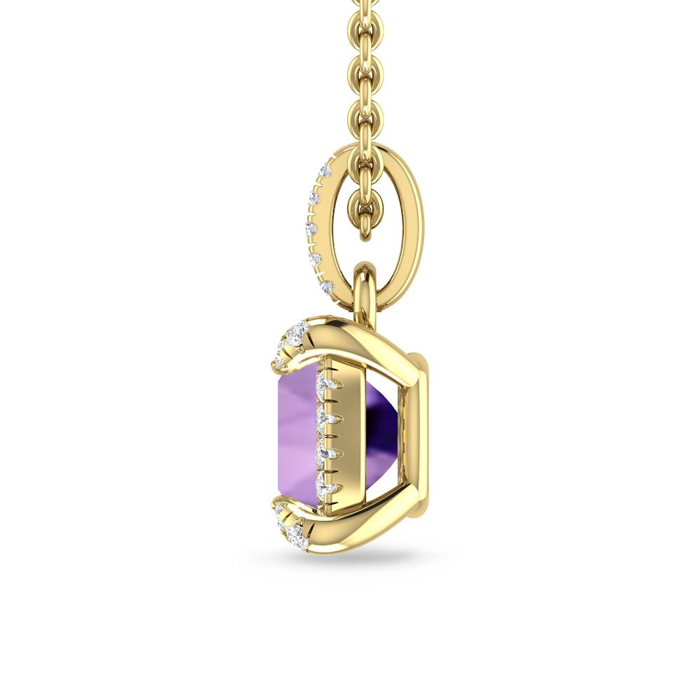 Yellow Gold - Amethyst