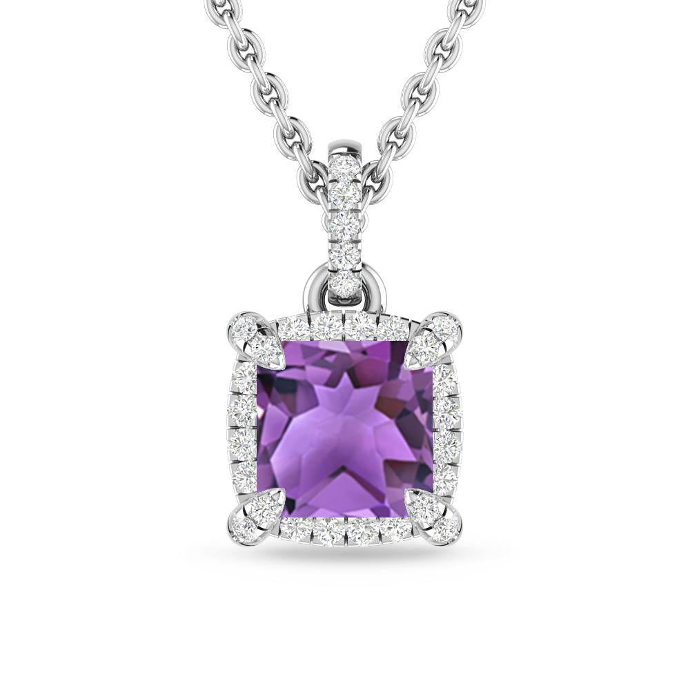 White Gold - Amethyst