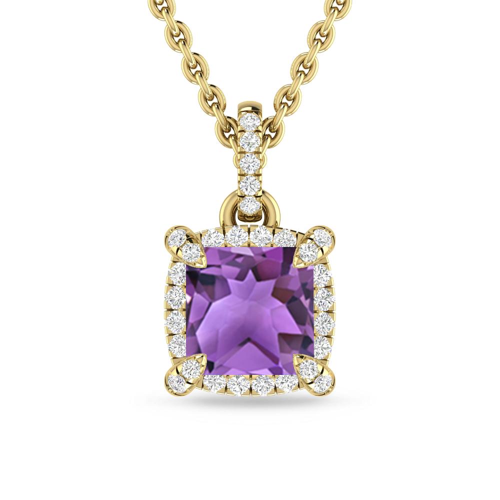 Yellow Gold - Amethyst