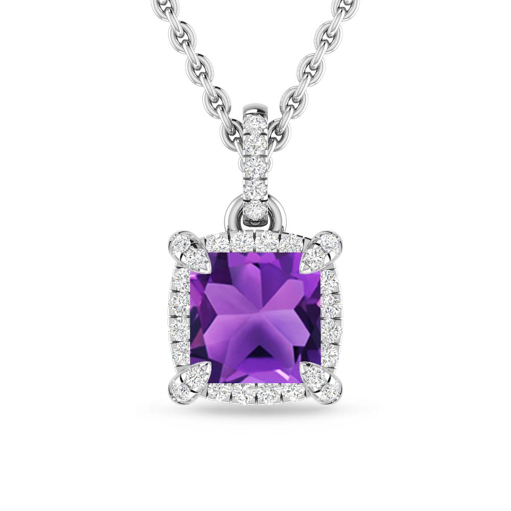 White Gold - Amethyst