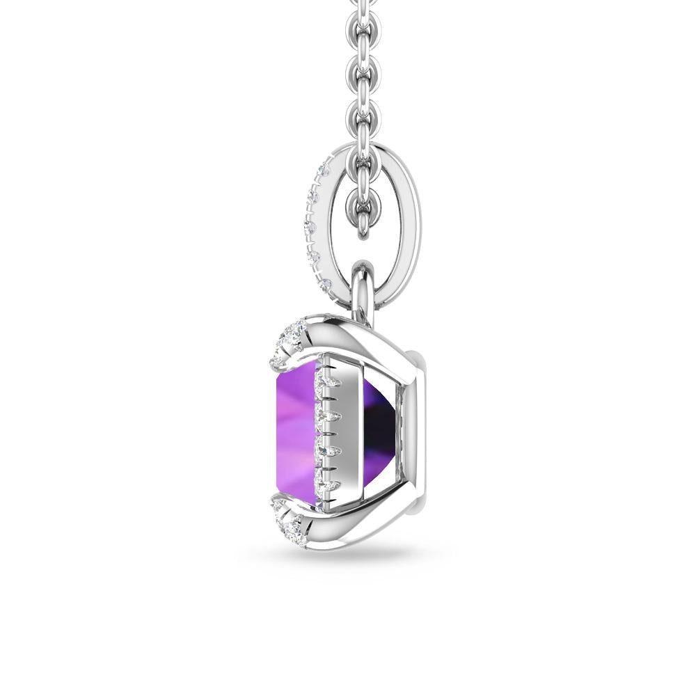 White Gold - Amethyst