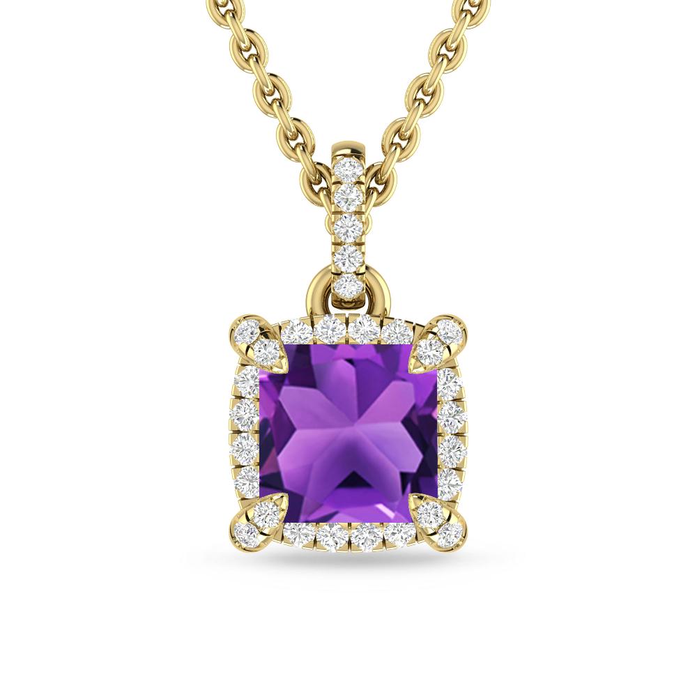 Yellow Gold - Amethyst