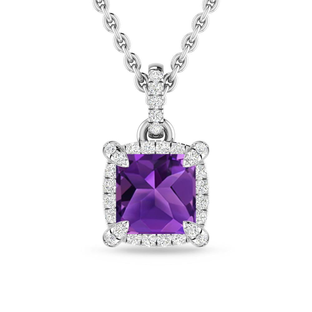 White Gold - Amethyst