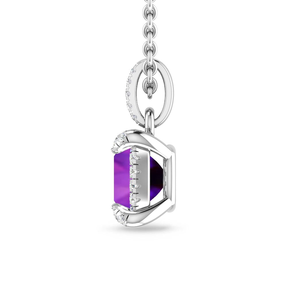 White Gold - Amethyst