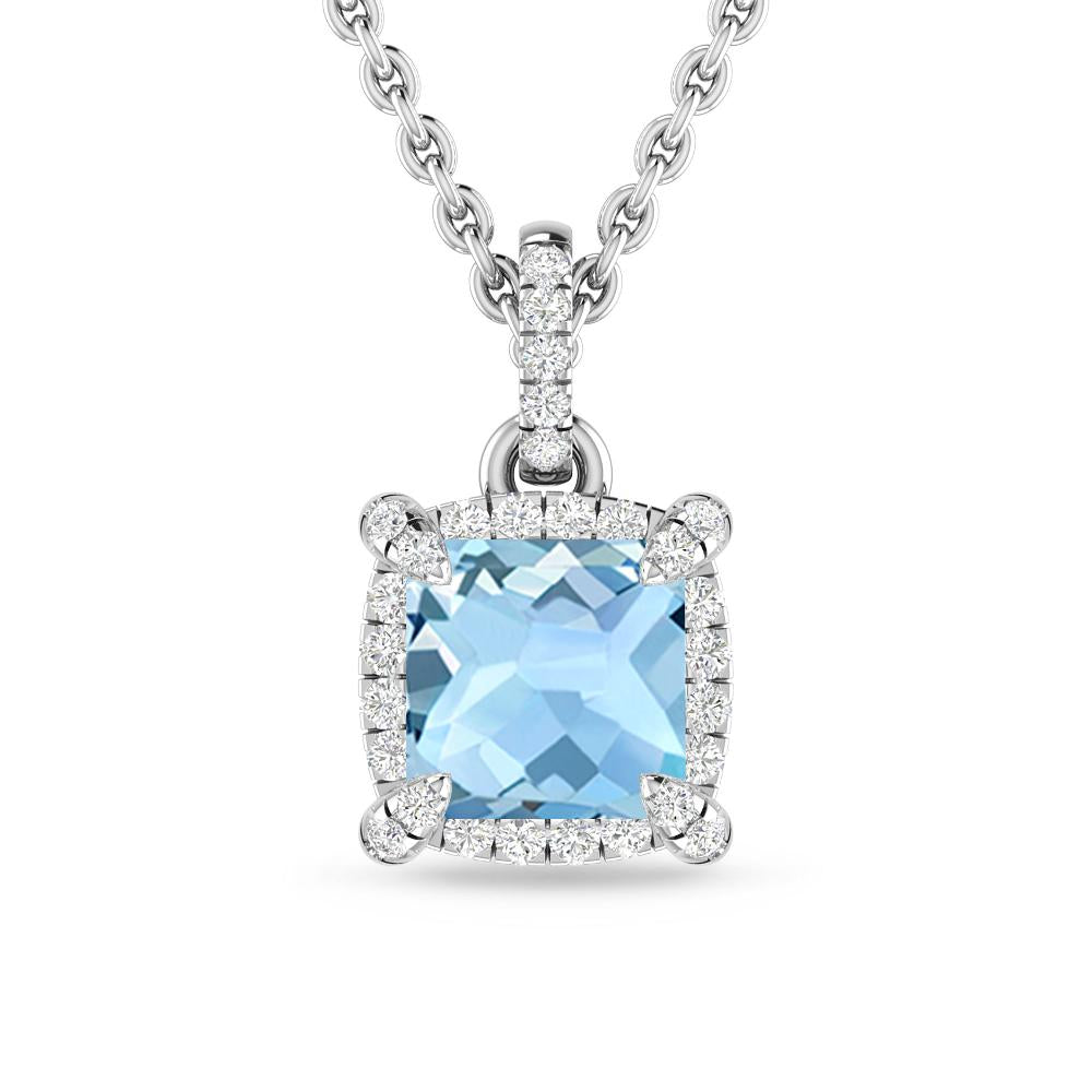 White Gold - Aquamarine