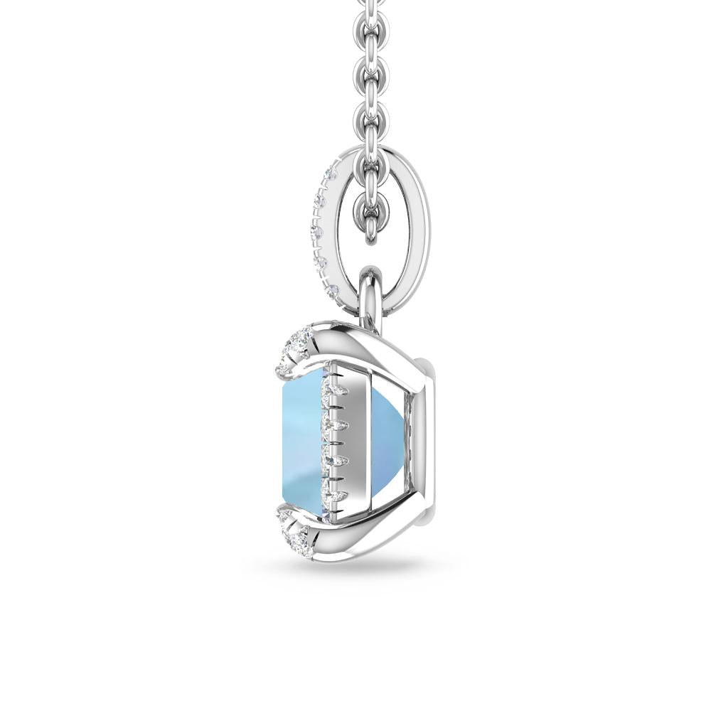 White Gold - Aquamarine