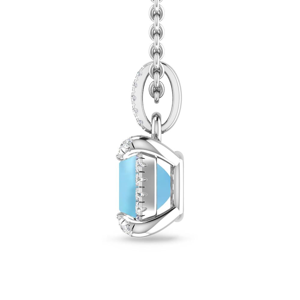 White Gold - Aquamarine