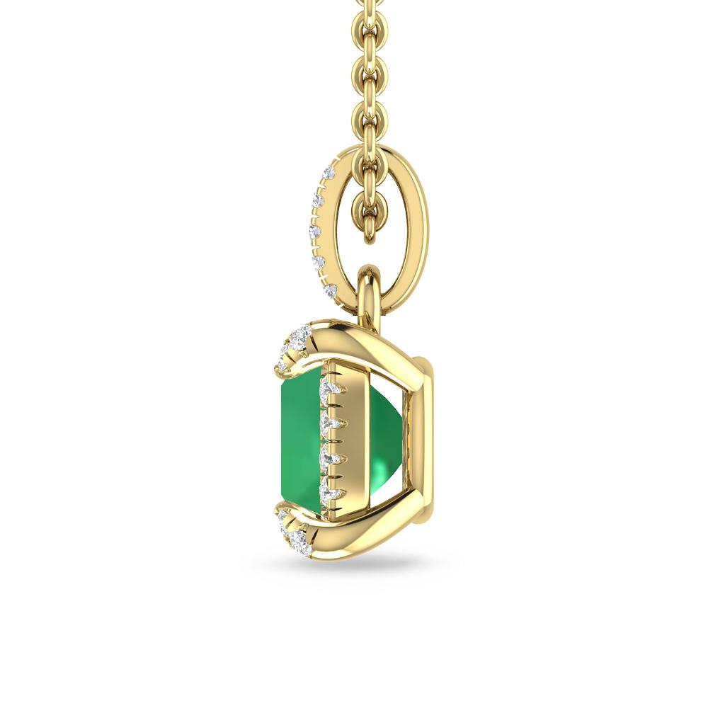 Yellow Gold - Emerald