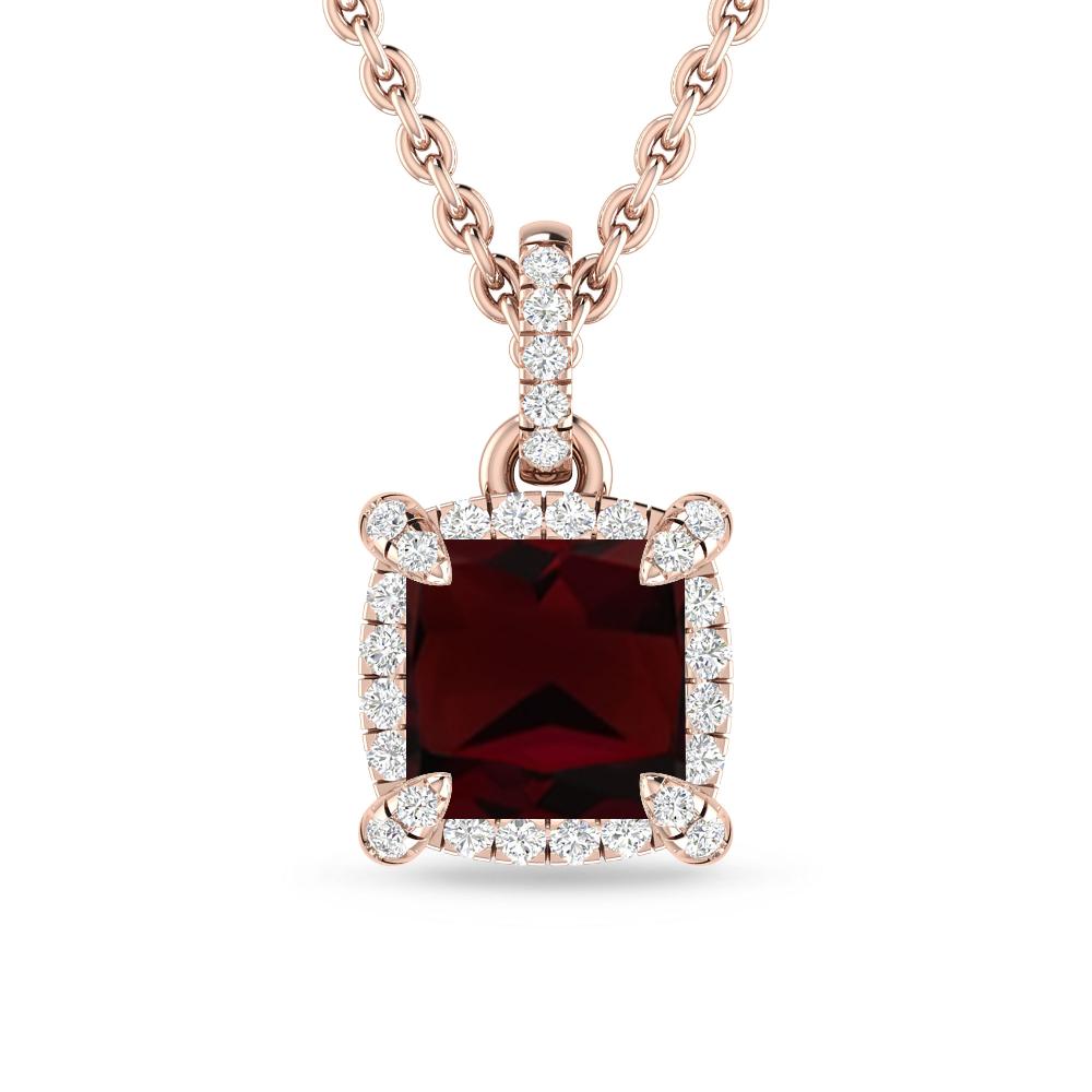 Rose Gold - Garnet