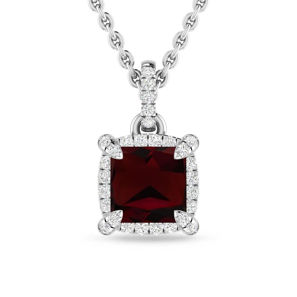 White Gold - Garnet