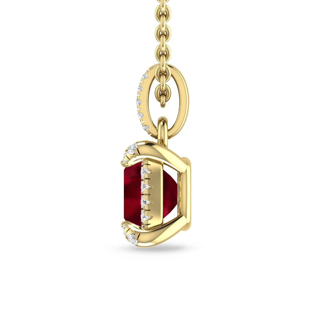 Yellow Gold - Garnet