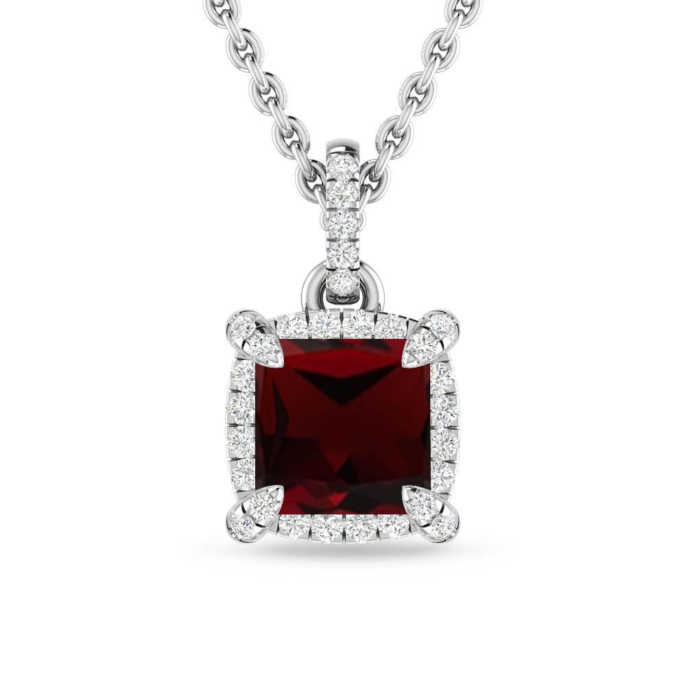 White Gold - Garnet