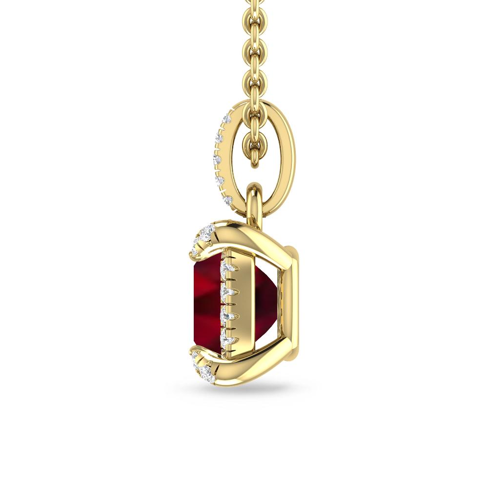 Yellow Gold - Garnet